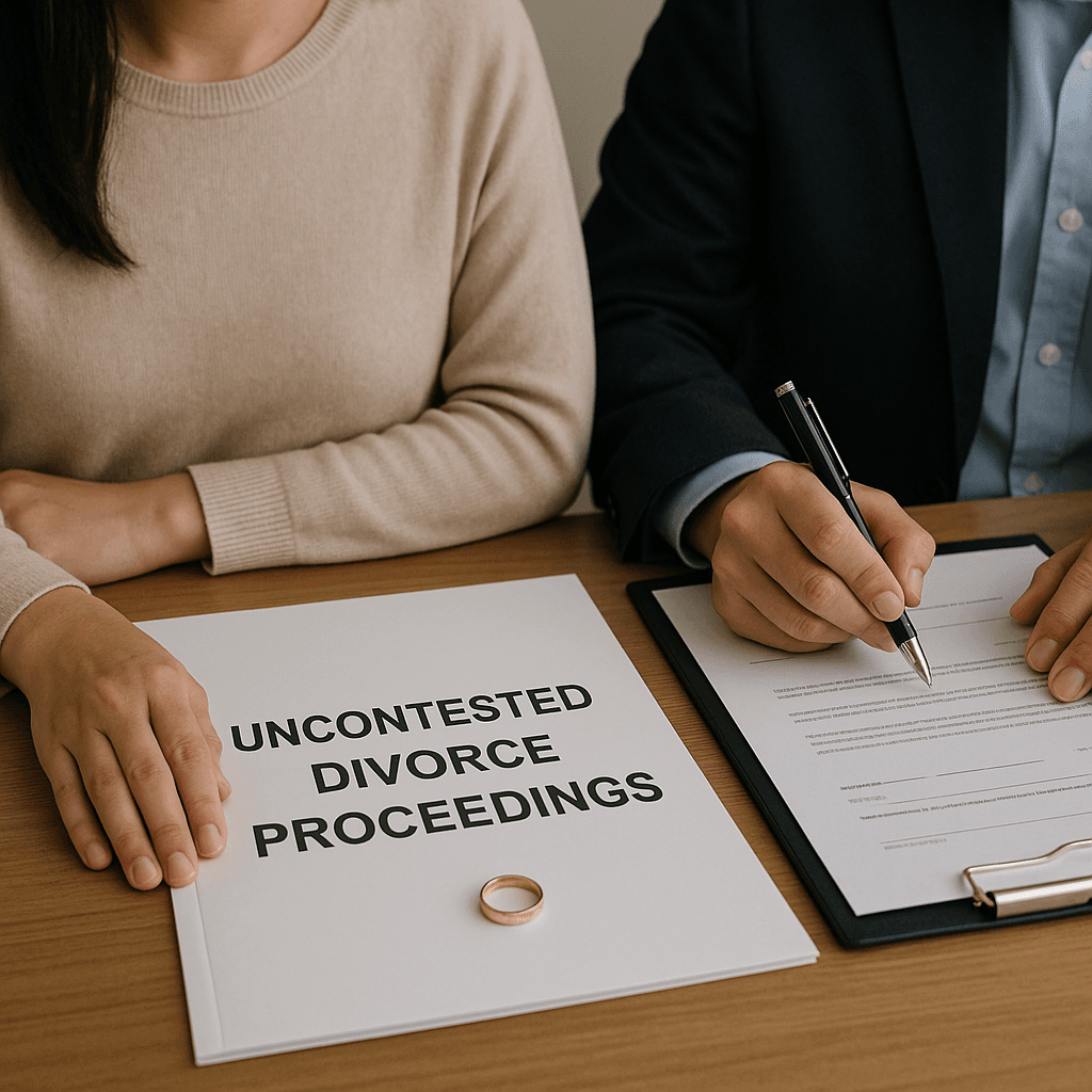 Female divorce lawyer