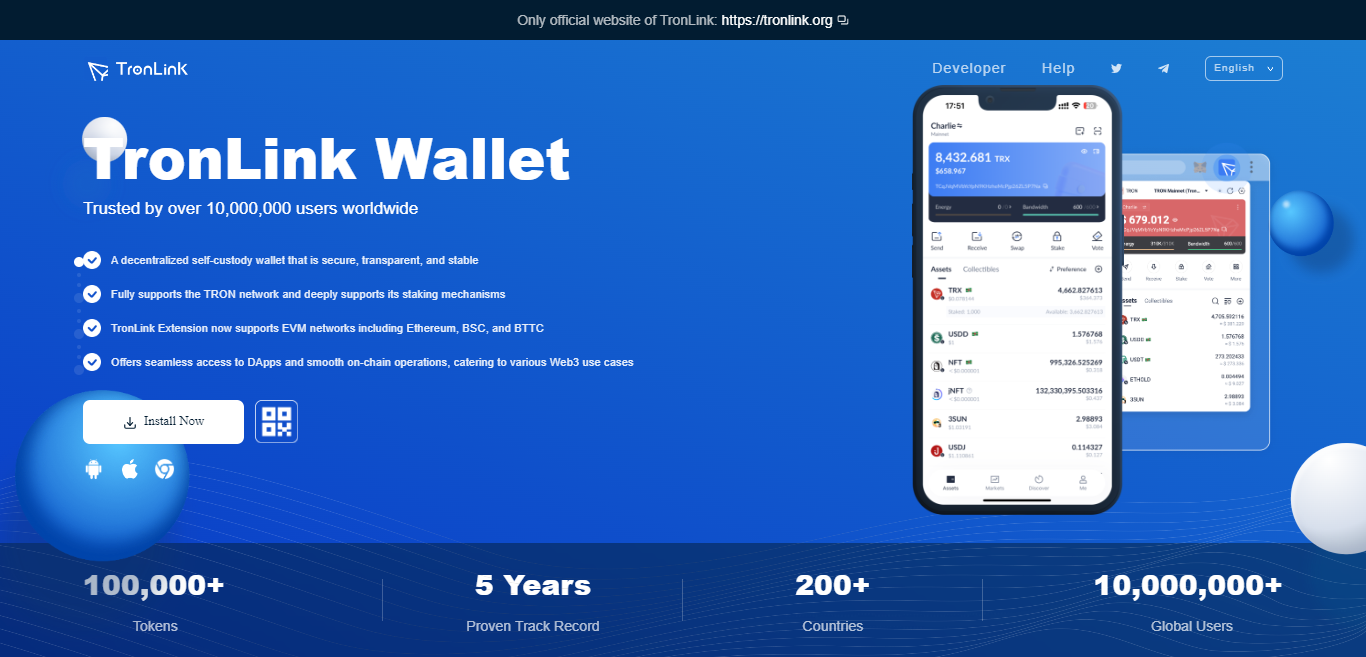 Tronlink wallet extension