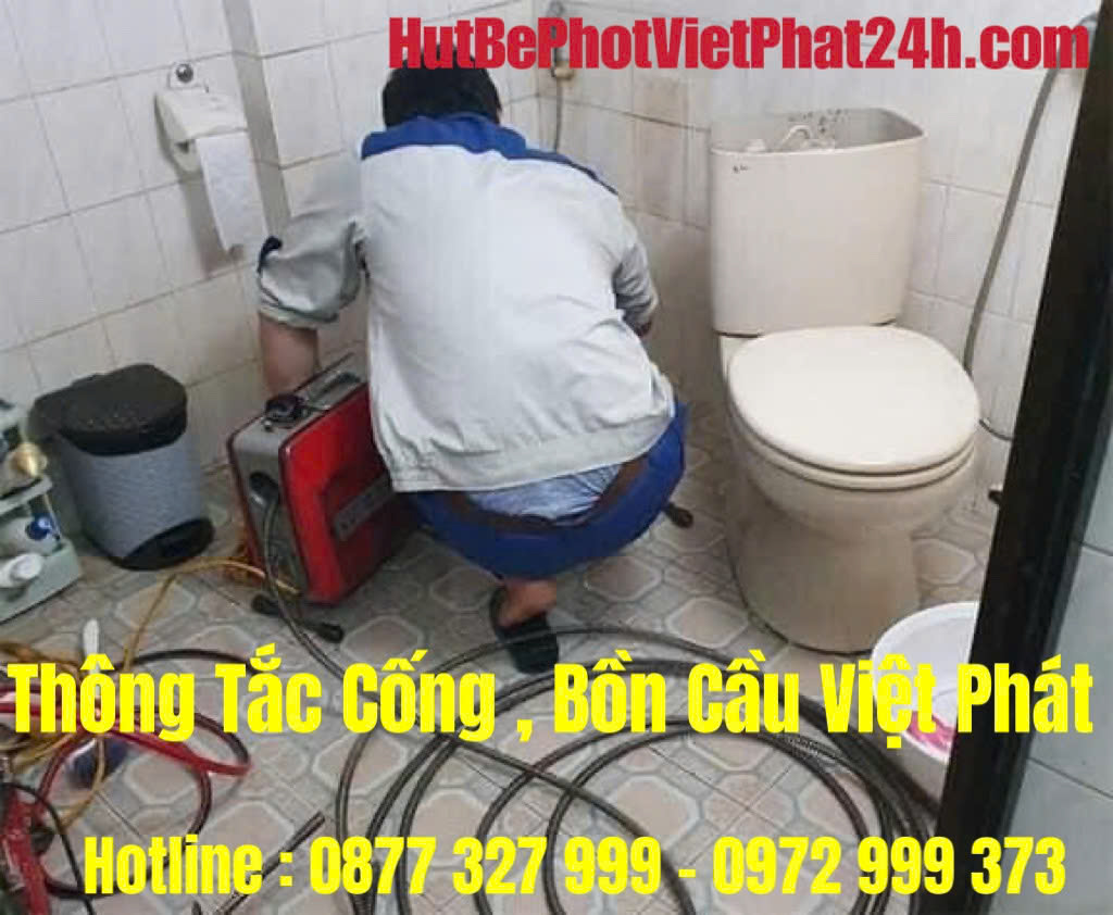 Thông cống nghẹt bình tân