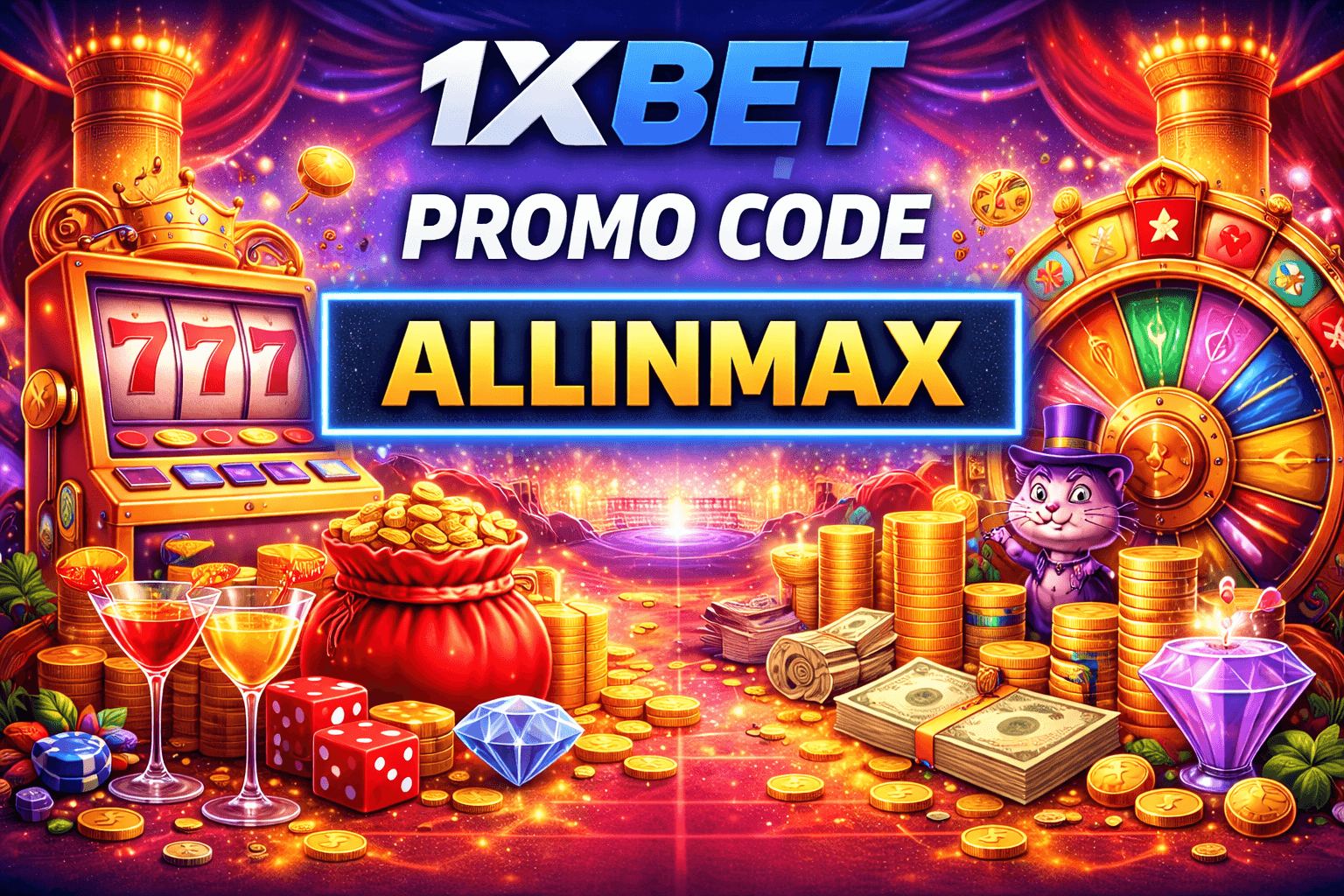1xbet free spin promo code south
