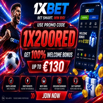 1xbet promo code: 1 xbig200 – working bonus