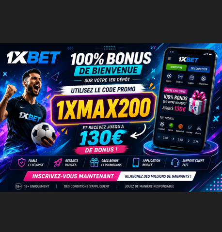 Code promo 1xbet algérie