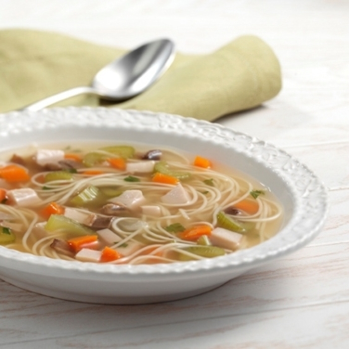 Turkey Vegetable Soup with Angel Hair Pasta | Butterball®