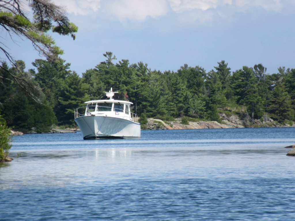 MARKAT Anchored at the Bustard Islands