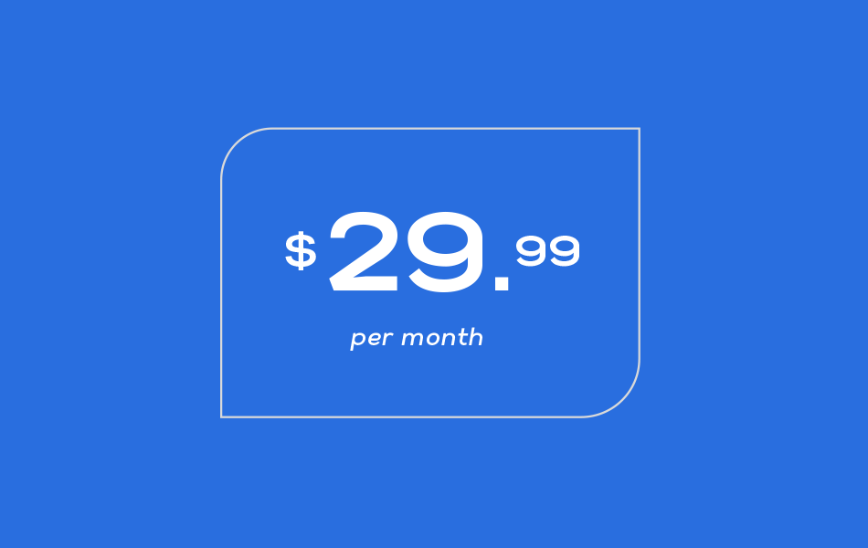 SkyTab POS system starting monthly fee
