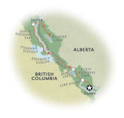 Jasper Canada Map