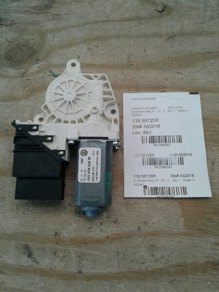 2010 Volkswagen JETTA Dr Window Reg, Rr