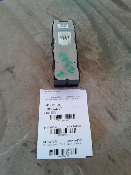 Used 2012 Chrysler CHALLENGER window - Stock #A02307