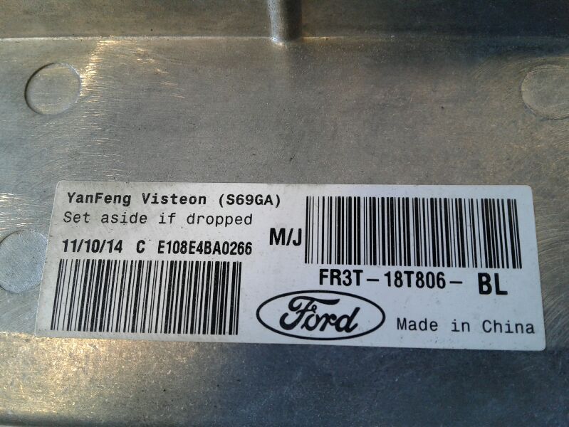 Used 2015 Ford MUSTANG ID FR3T-18T806-BL - Stock #018972