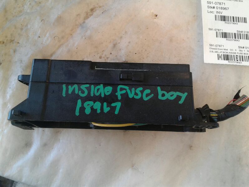Used 2013 Ford ESCAPE (module and inside fuse block assembly) - Stock #018967