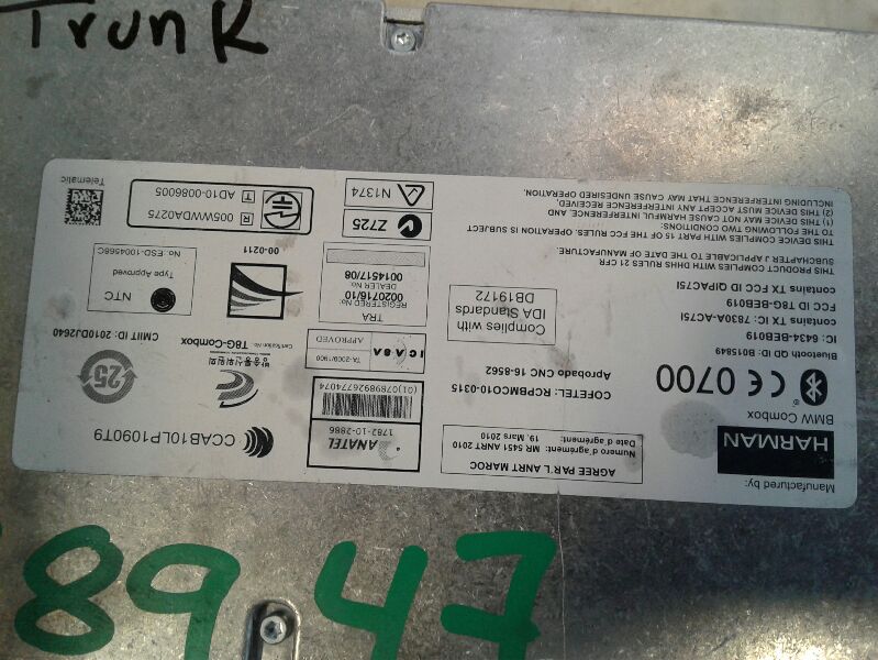 Used 2011 BMW BMW 328i (LH trunk) - Stock #018947