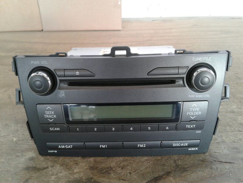 Used 2010 Toyota COROLLA ID A518A1 on radio face - Stock #A02724