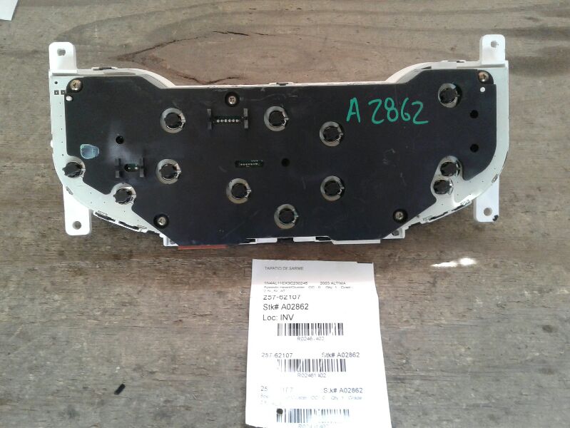 Used 2003 Nissan ALTIMA w/o LCD trip and temperature in speedometer - Stock #A02862