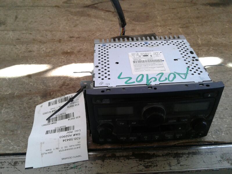 Used 2004 Honda PILOT entertainment system - Stock #A02903