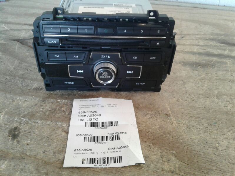 Used 2014 Honda CIVIC US market (face plate ID 2XC3) - Stock #A03048