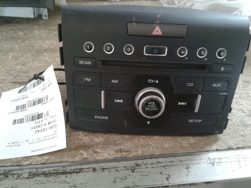 Used 2016 Honda CR-V w/o navigation - Stock #A03031