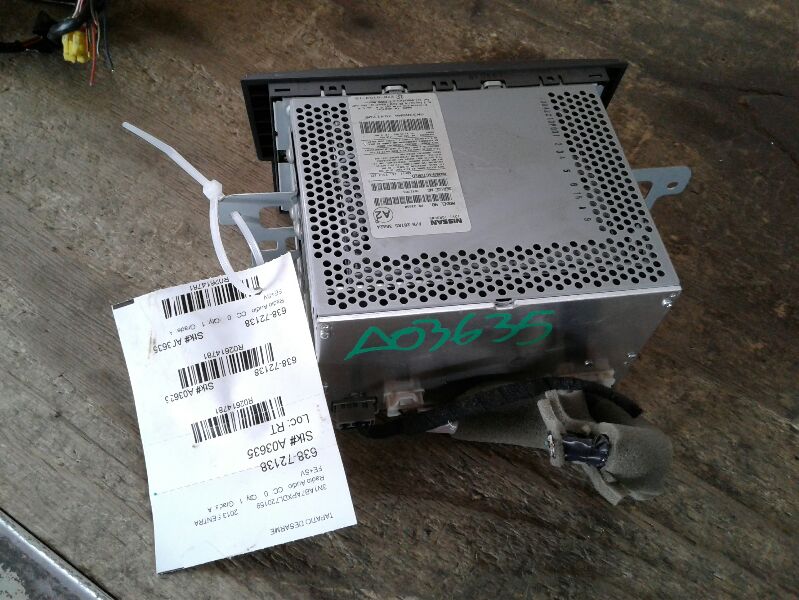 Used 2013 Nissan SENTRA w/o 4.3" touch screen - Stock #A03635