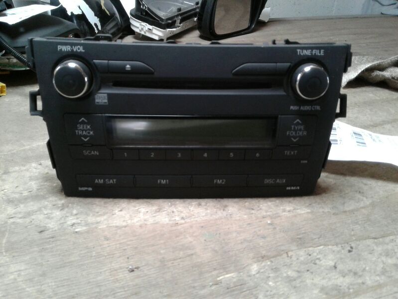 Used 2010 Toyota COROLLA ID 51898 on radio face - Stock #A03900