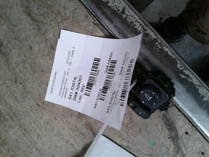 Used 2013 Honda CIVIC mirror - Stock #A04301
