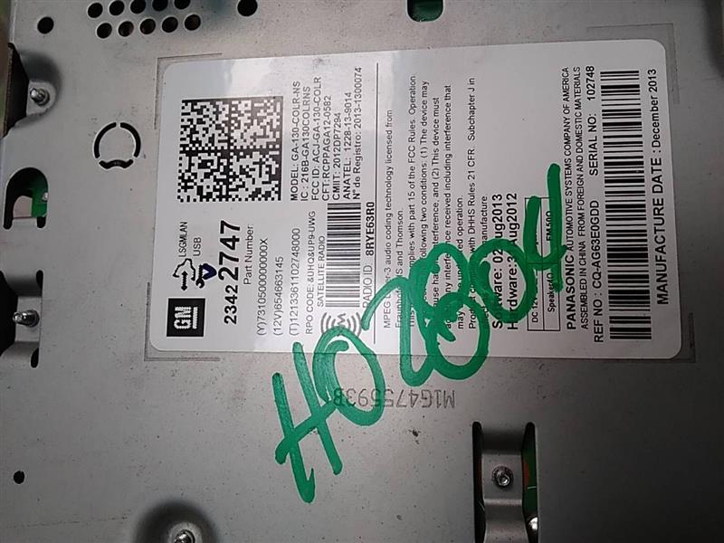 Used 2014 General Motors CAMARO ID 23184127 - Stock #H02804