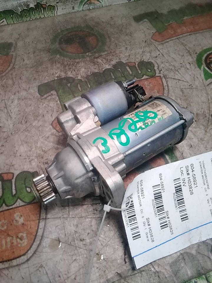 Used 2014 Volkswagen PASSAT Starter Motor - Stock #H03828