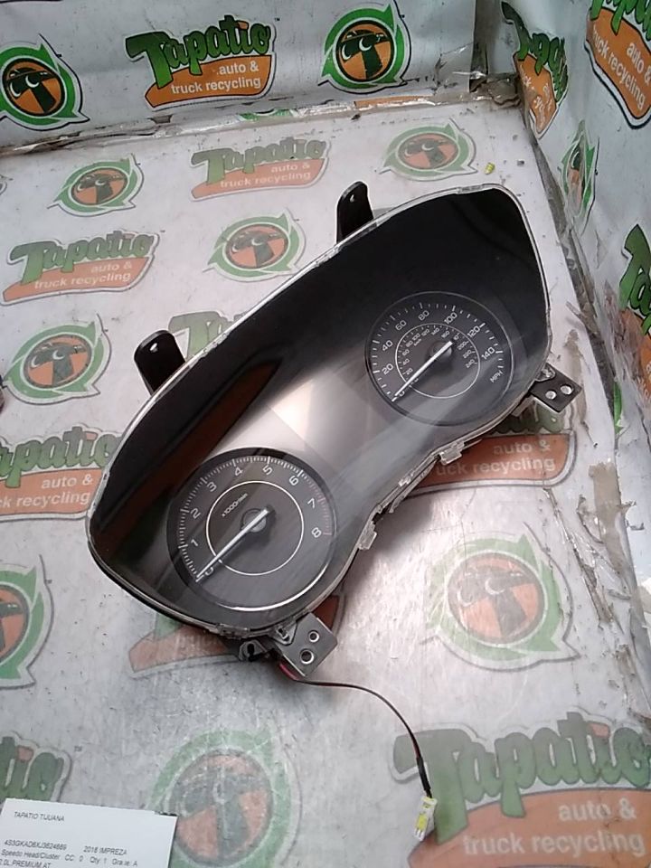 Used 2018 Subaru IMPREZA ID 85002FL03A (Premium) - Stock #H03930