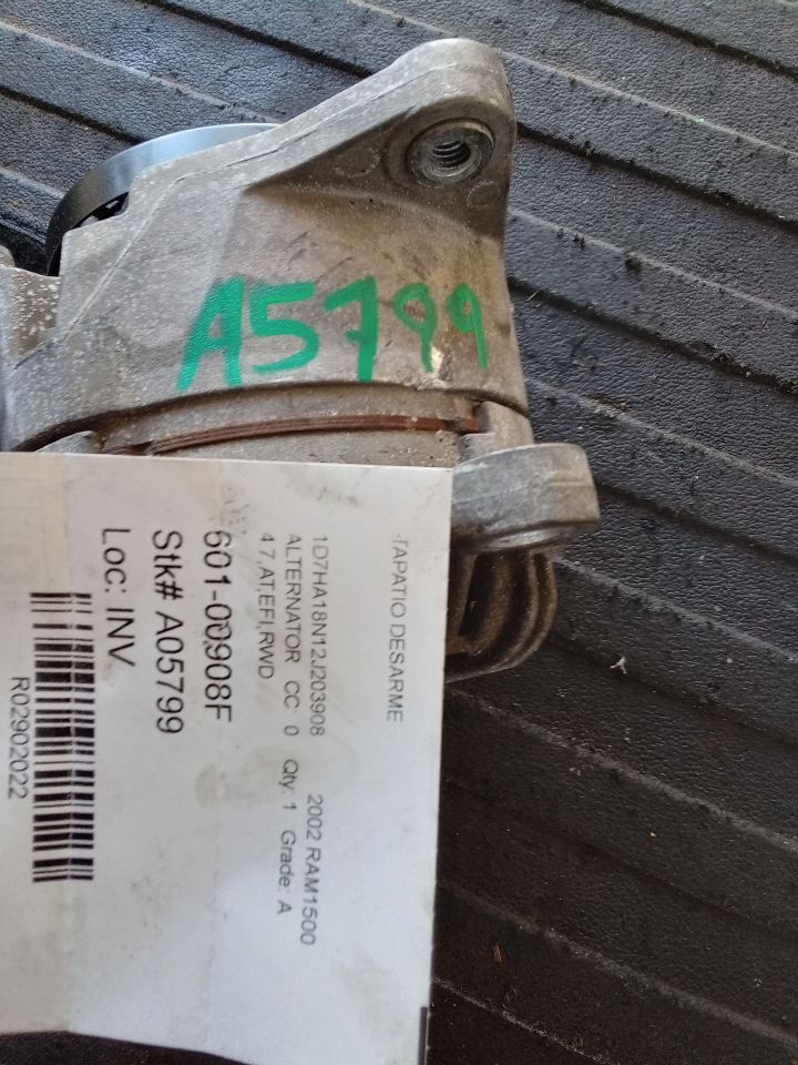 Used 2002 Chrysler DODGE 1500 PICKUP Bosch manufacturer - Stock #A05799