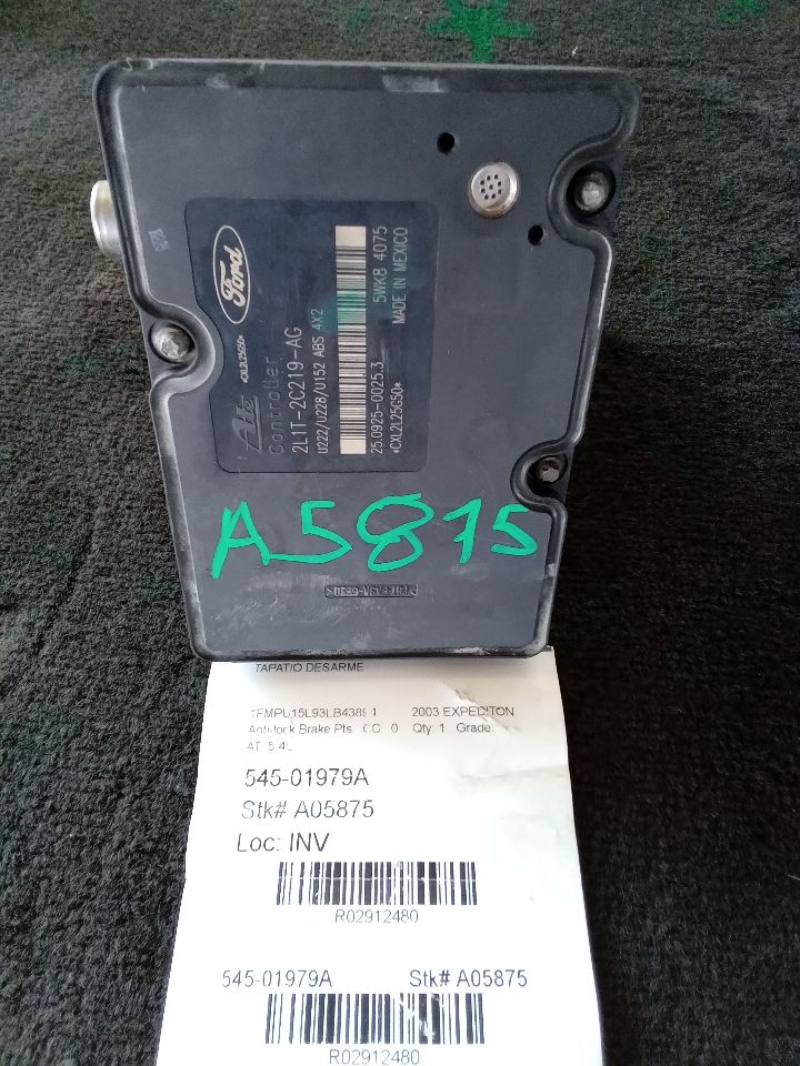 Used 2003 Ford EXPEDITION electronic module ID 2L1T-2C219-AA thru AG - Stock #A05875