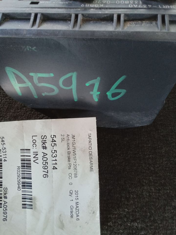 Used 2015 Mazda MAZDA 6 pre-crash system (smart city brake) - Stock #A05976