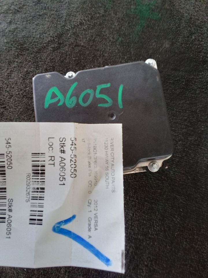 Used 2012 Nissan VERSA from 1/10 - Stock #A06051