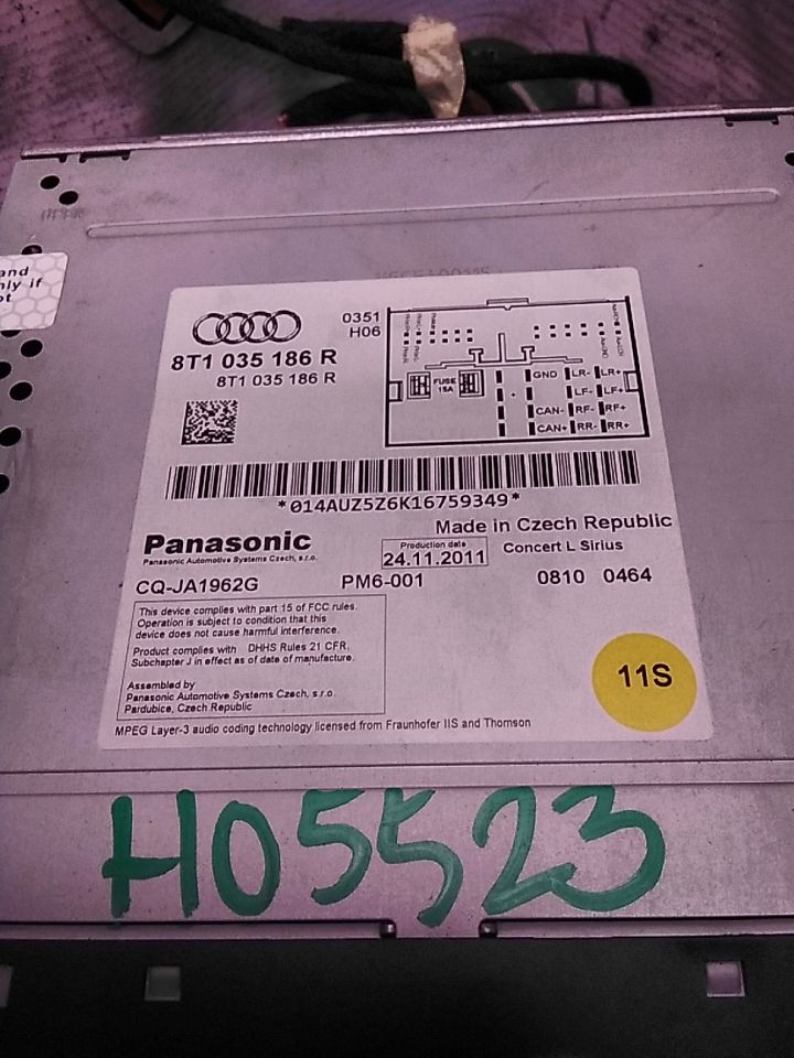 Used 2012 Audi AUDI Q5 Radio Audio - Stock #H05523