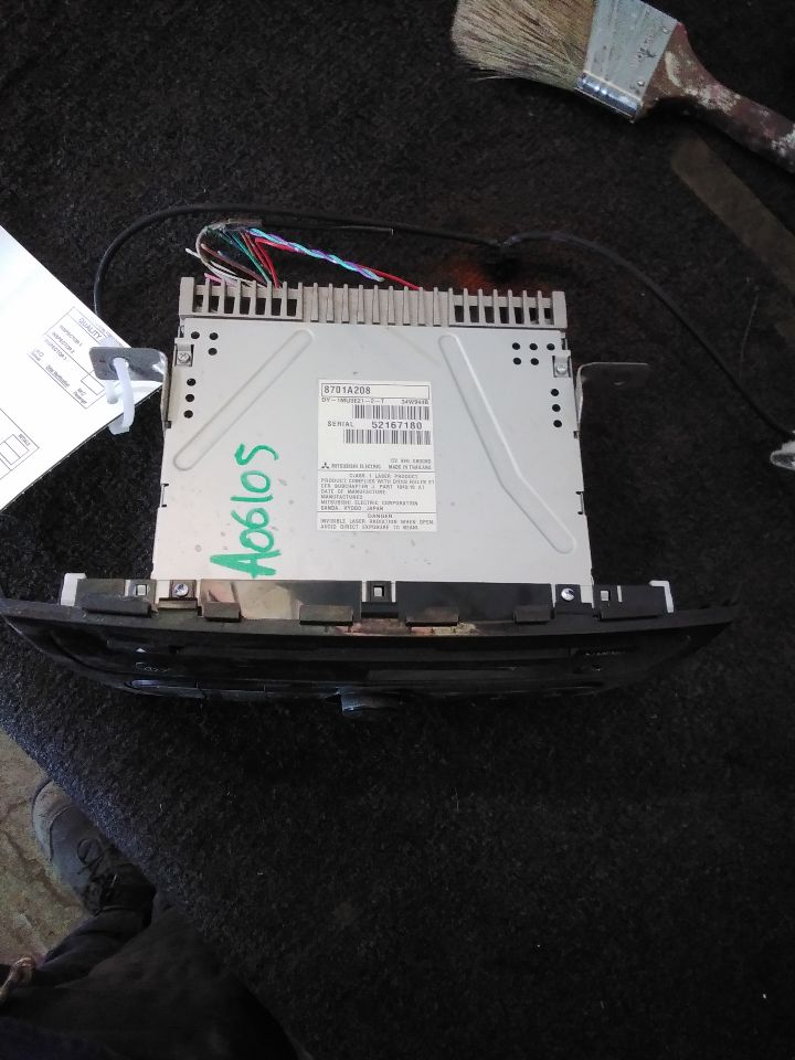 Used 2015 Mitsubishi MIRAGE receiver (AM-FM-CD) - Stock #A06105