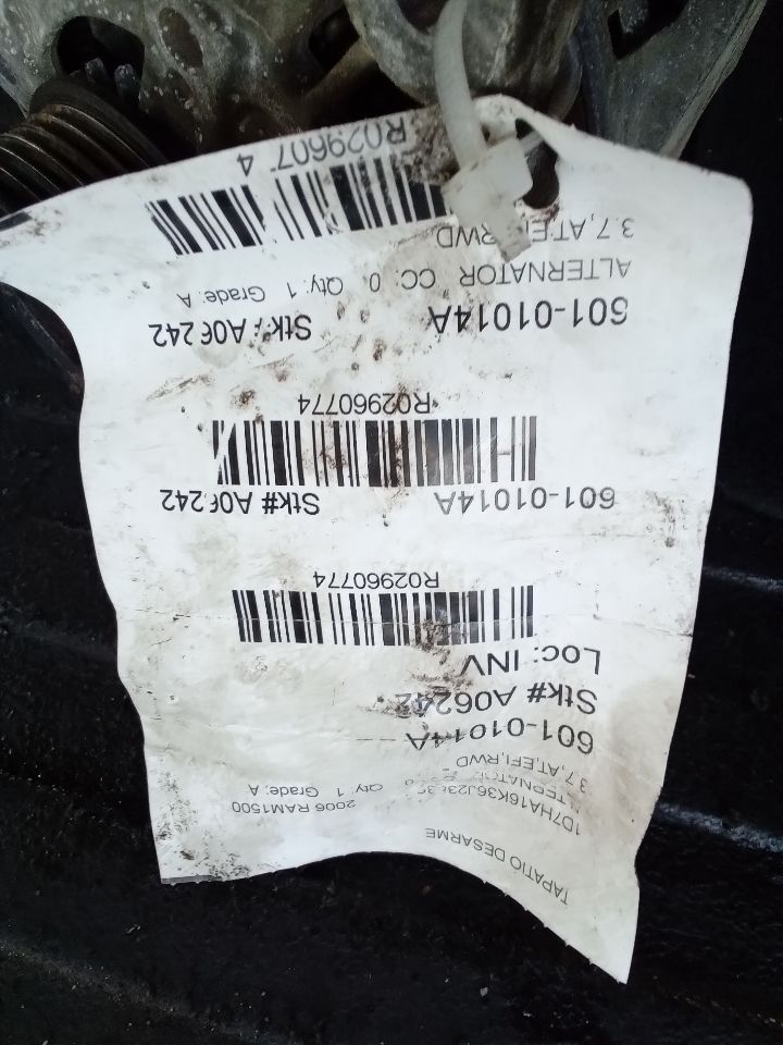 Used 2006 Chrysler DODGE 1500 PICKUP 136 amp - Stock #A06242