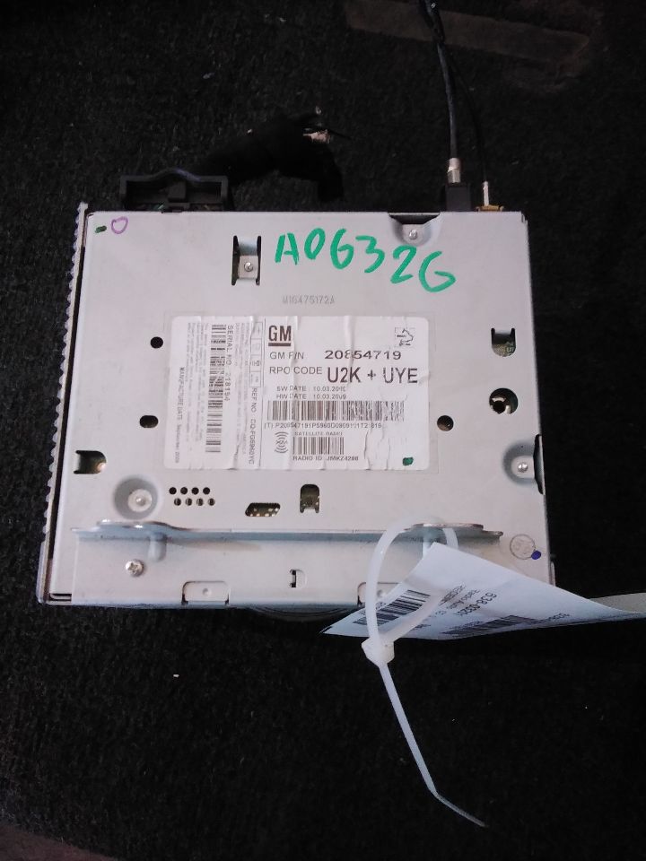 Used 2010 General Motors EQUINOX satellite receiver (opt U2K) - Stock #A06326