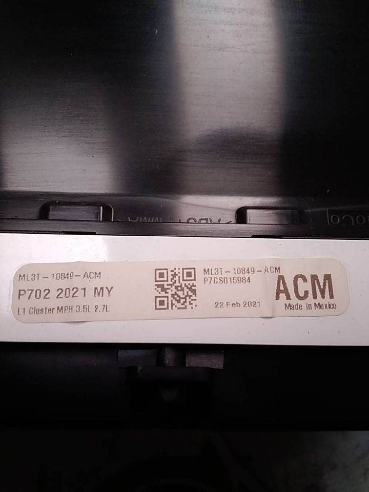 Used 2021 Ford FORD F150 PICKUP ID ML3T-10849-ACA thru ACM - Stock #H05987