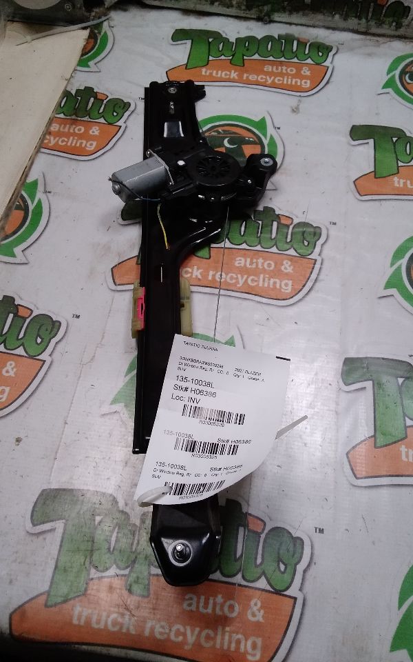 2021 General Motors BLAZER Dr Window Reg, Rr