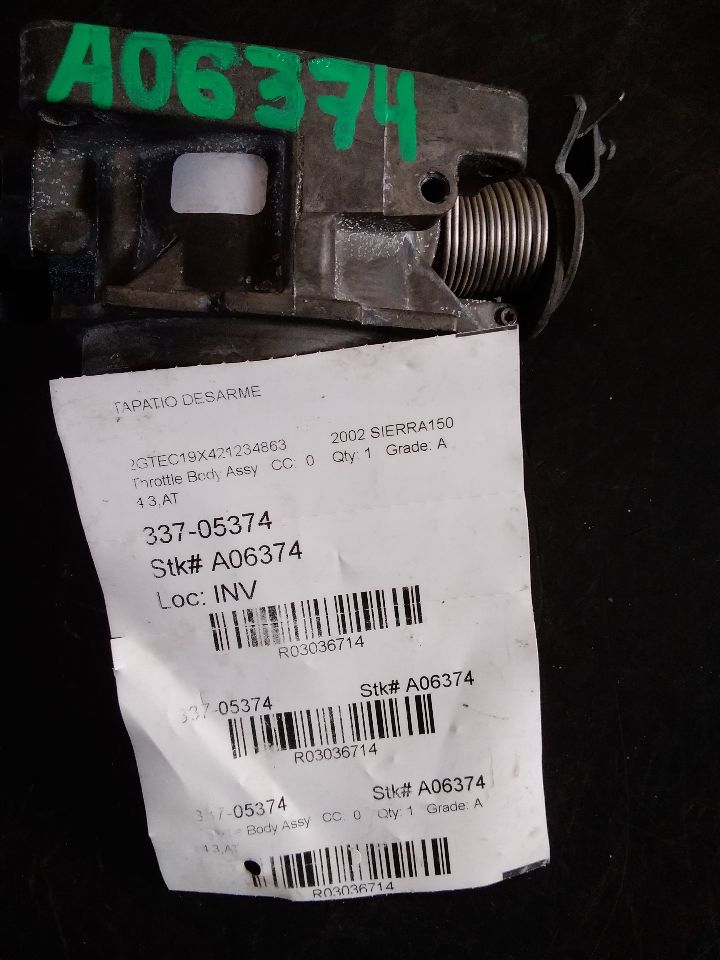 Used 2002 General Motors SIERRA 1500 PICKUP 4.3L - Stock #A06374