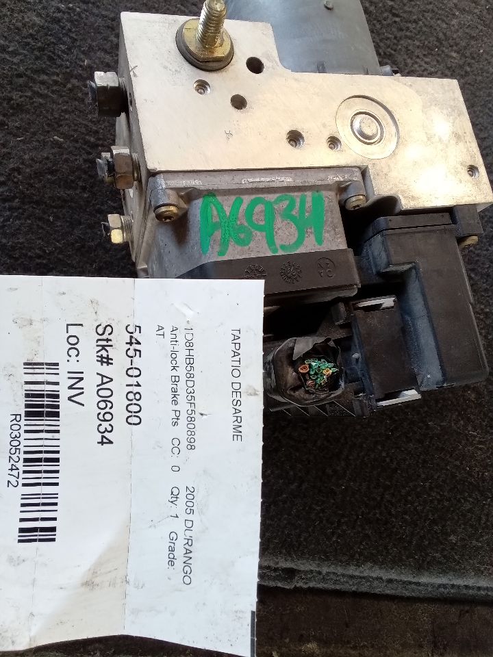 Used 2005 Chrysler DURANGO traction control - Stock #A06934