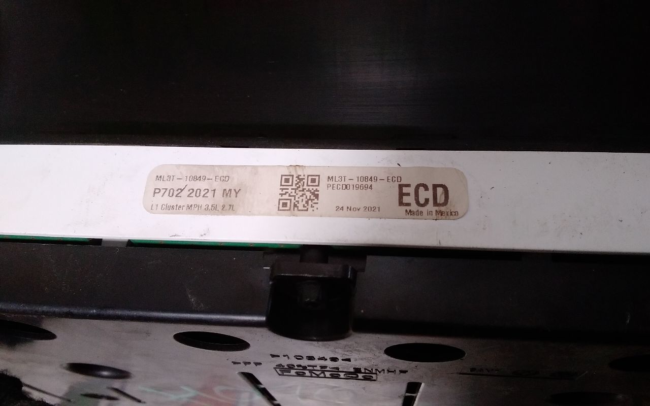 Used 2021 Ford FORD F150 PICKUP ID ML3T-10849-ECB thru ECD - Stock #H07086