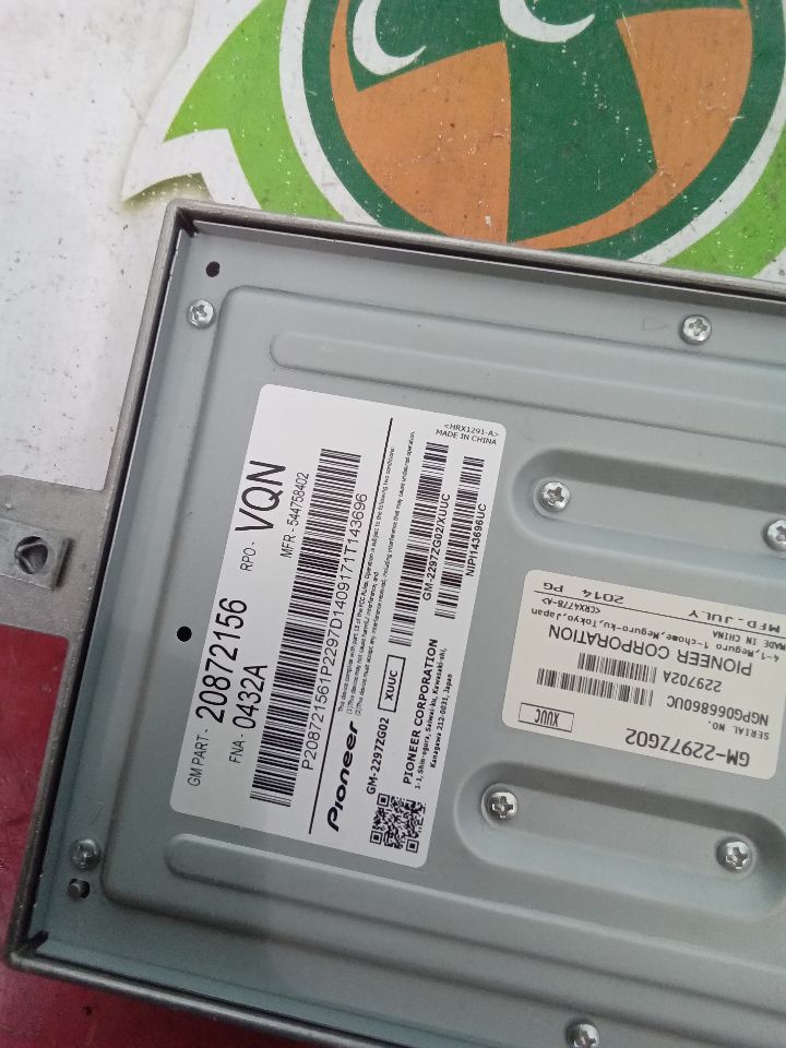 Used 2015 General Motors EQUINOX 6 speaker (opt UW6) - Stock #J00190