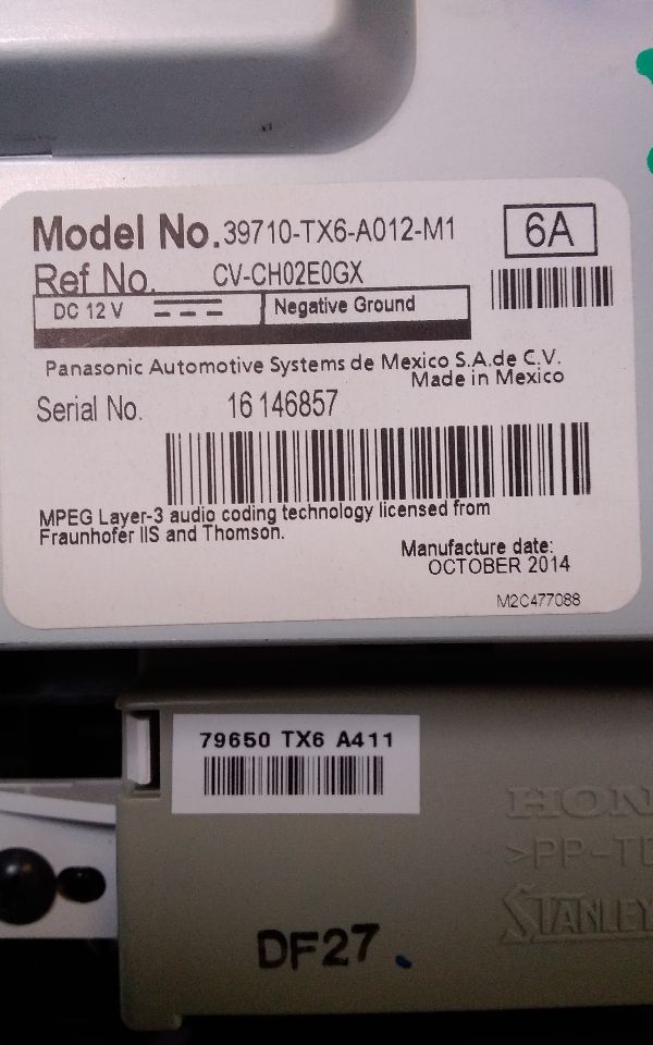 Used 2015 Acura ILX w/o navigation - Stock #H07126