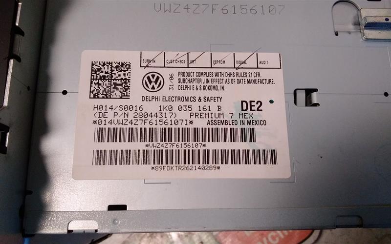 Used 2007 Volkswagen JETTA ID 1K0035161 - Stock #H07159