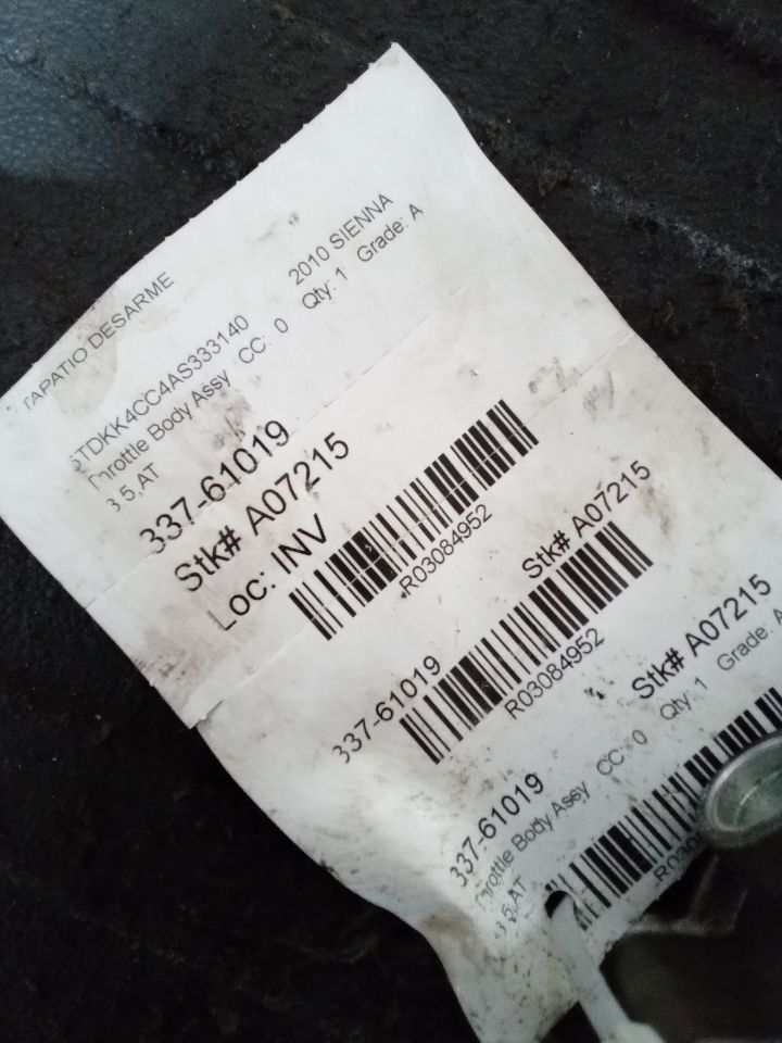 Used 2010 Toyota SIENNA 6 cylinder - Stock #A07215