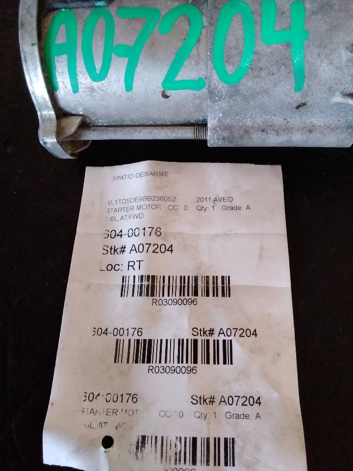 Used 2011 General Motors AVEO 1.6L,AT,FWD - Stock #A07204