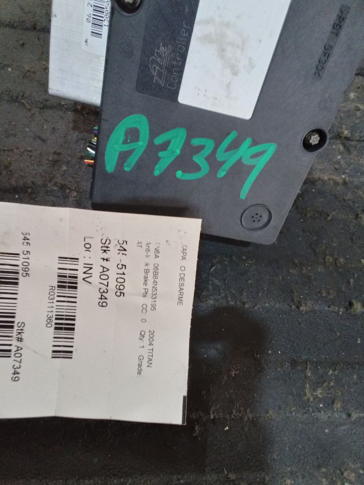 Used 2004 Nissan TITAN Anti-lock Brake Pts - Stock #A07349