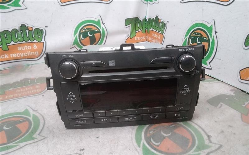 Used 2011 Toyota COROLLA ID 518B5 on radio face - Stock #H08104