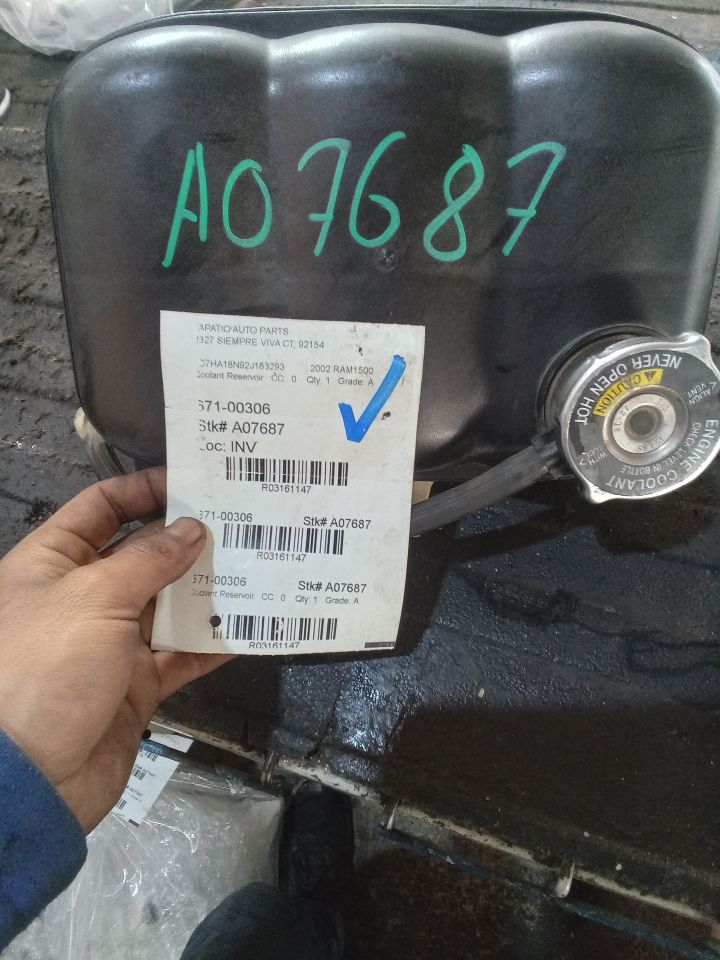 2002 Chrysler DODGE 1500 PICKUP Coolant Reservoir