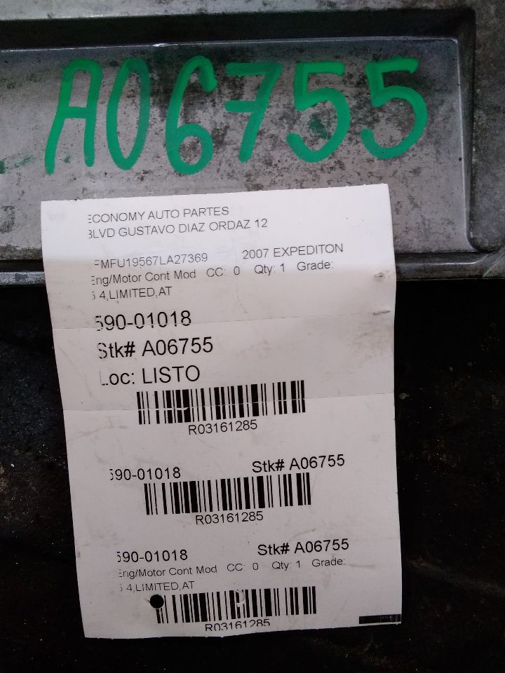 Used 2007 Ford EXPEDITION ID 7L1A-AKB - Stock #A06755