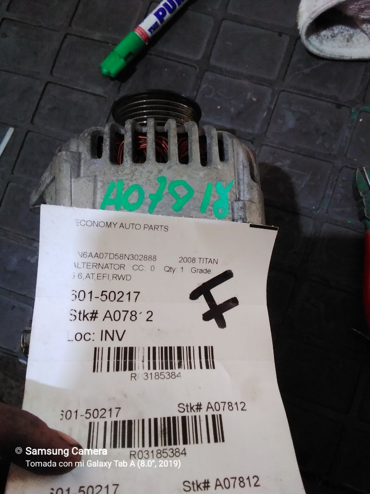 2008 TITAN Nissan Alternator