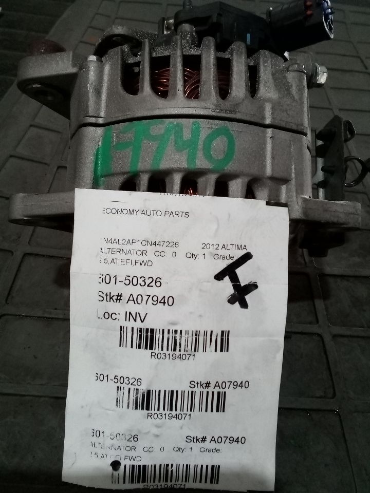 2012 Nissan ALTIMA Alternator